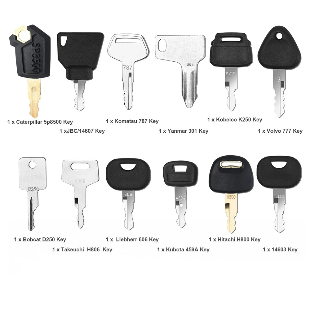 12Pcs Heavy Equipment Construc - Heavy Equipment Key Set ulasan dan harga