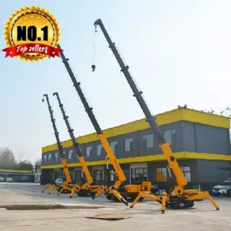 8T Hydraulic Spider Crane Heav - Heavy Equipment For Construction ulasan dan harga