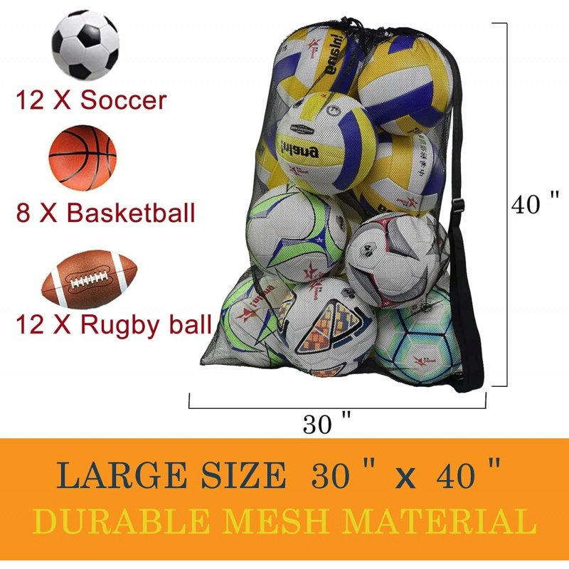 Heavy Duty Mesh Ball Bag Large - Heavy Equipment Management ulasan dan harga