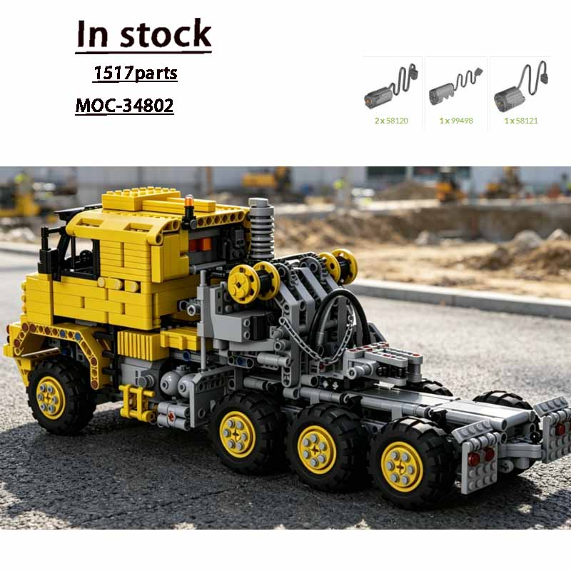 MOC-34802 Yellow Truck M1070 H - Heavy Equipment Yellow ulasan dan harga