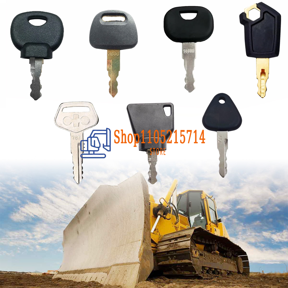 7PCS Heavy Equipment Construct - Heavy Equipment Key Set ulasan dan harga