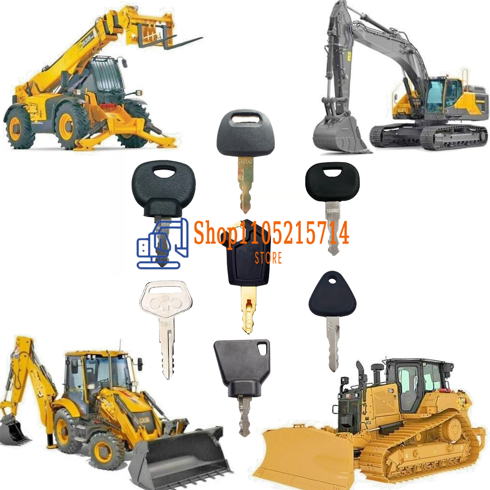 7PCS Heavy Equipment Construct - Heavy Equipment Key Set ulasan dan harga