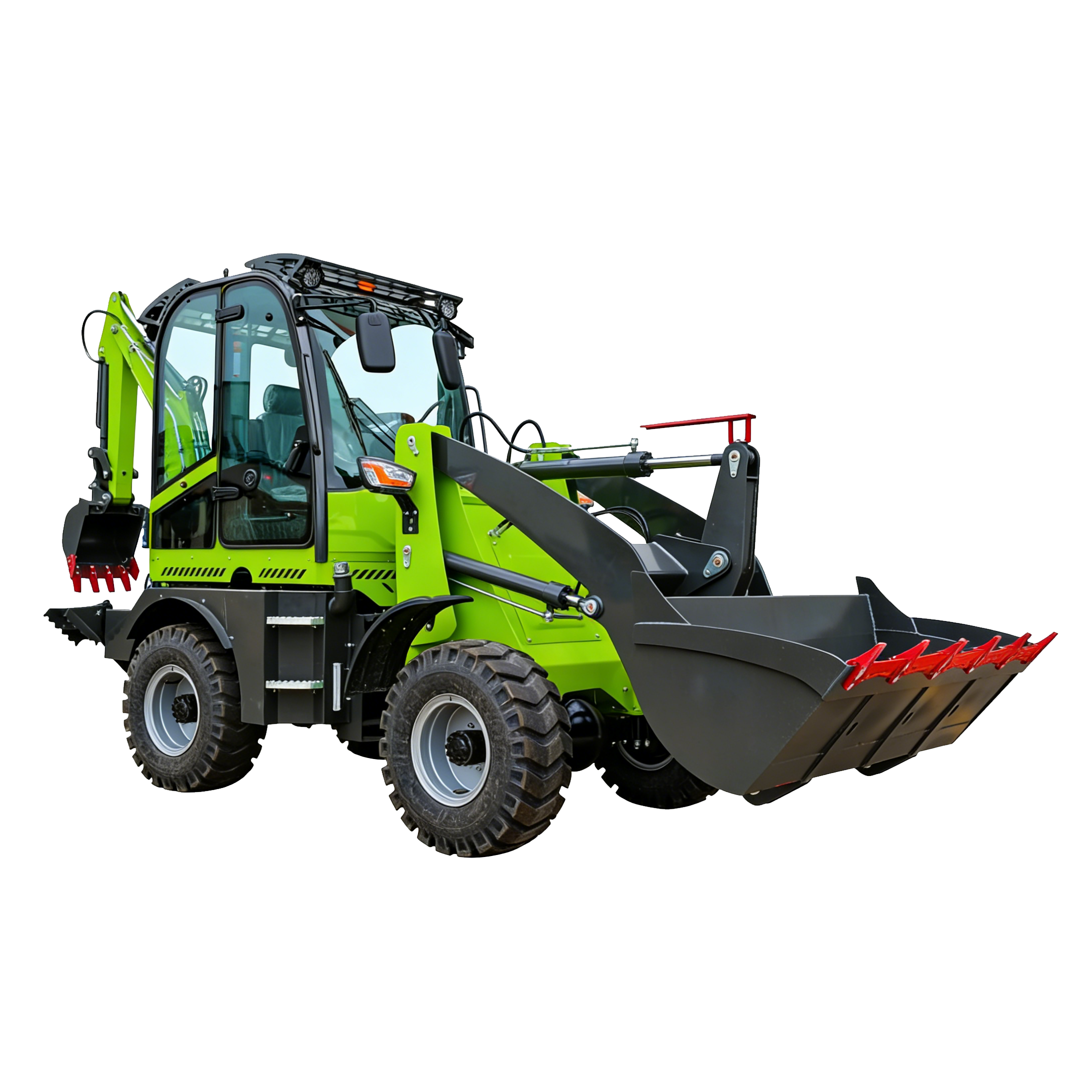 Custom CE Euro 5 Backhoe Loade - Tractor Backhoe ulasan dan harga