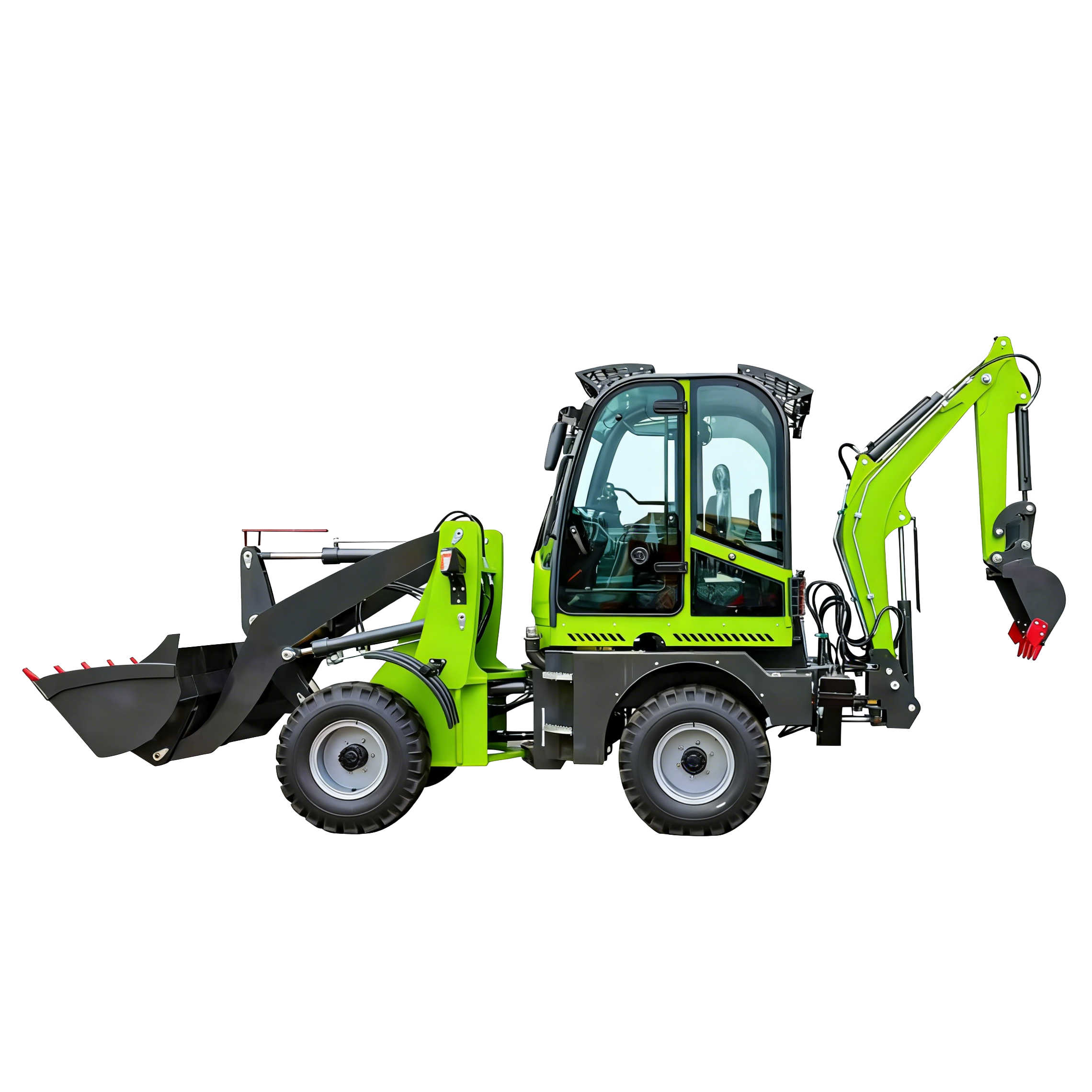 Custom CE Euro 5 Backhoe Loade - Tractor Backhoe ulasan dan harga